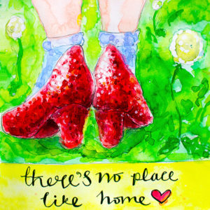 There's No Place Like Home Greetings Card To Purchase